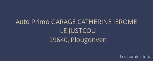 Auto Primo GARAGE CATHERINE JEROME