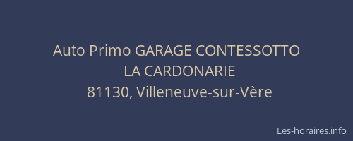 Auto Primo GARAGE CONTESSOTTO