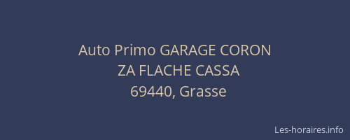 Auto Primo GARAGE CORON
