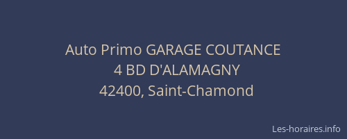 Auto Primo GARAGE COUTANCE