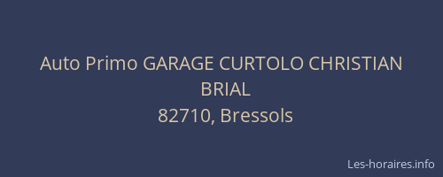 Auto Primo GARAGE CURTOLO CHRISTIAN