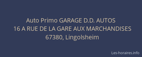 Auto Primo GARAGE D.D. AUTOS