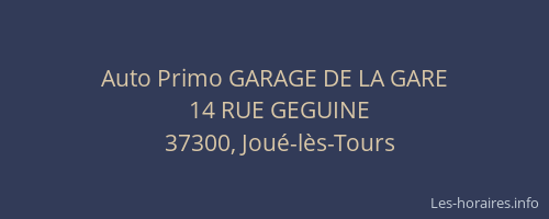 Auto Primo GARAGE DE LA GARE