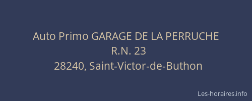 Auto Primo GARAGE DE LA PERRUCHE