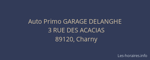 Auto Primo GARAGE DELANGHE