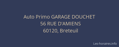 Auto Primo GARAGE DOUCHET