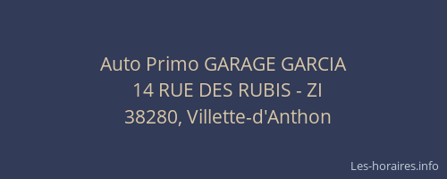 Auto Primo GARAGE GARCIA