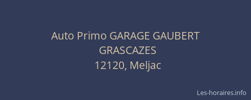 Auto Primo GARAGE GAUBERT