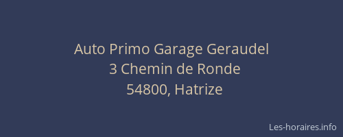Auto Primo Garage Geraudel
