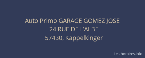 Auto Primo GARAGE GOMEZ JOSE