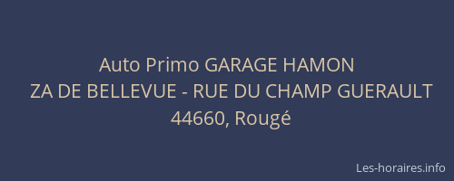 Auto Primo GARAGE HAMON