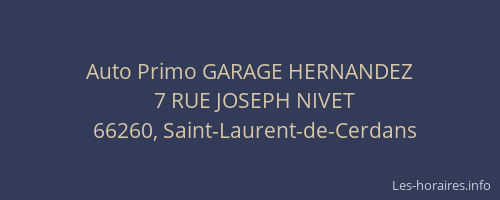 Auto Primo GARAGE HERNANDEZ
