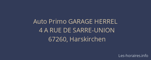 Auto Primo GARAGE HERREL