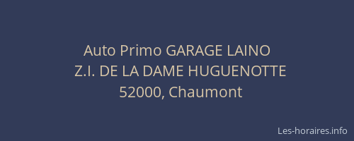 Auto Primo GARAGE LAINO