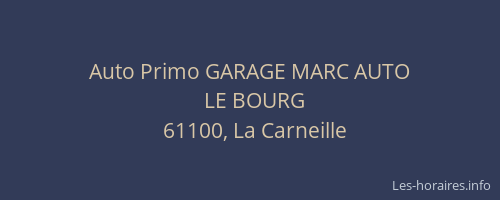 Auto Primo GARAGE MARC AUTO