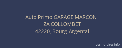 Auto Primo GARAGE MARCON