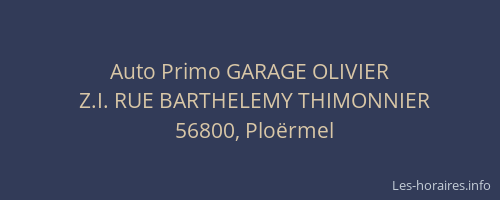 Auto Primo GARAGE OLIVIER