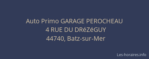Auto Primo GARAGE PEROCHEAU