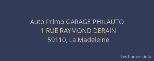 Auto Primo GARAGE PHILAUTO