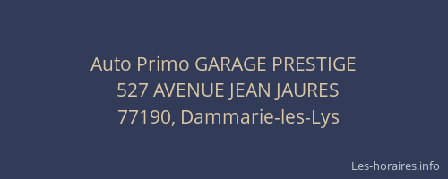 Auto Primo GARAGE PRESTIGE