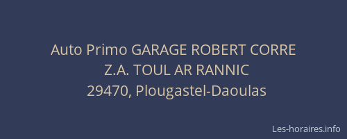 Auto Primo GARAGE ROBERT CORRE