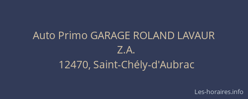 Auto Primo GARAGE ROLAND LAVAUR
