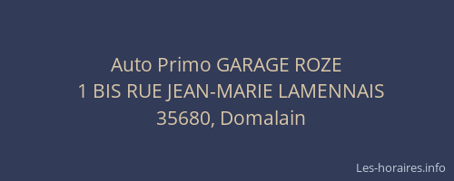Auto Primo GARAGE ROZE
