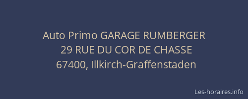 Auto Primo GARAGE RUMBERGER