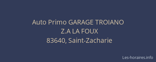 Auto Primo GARAGE TROIANO