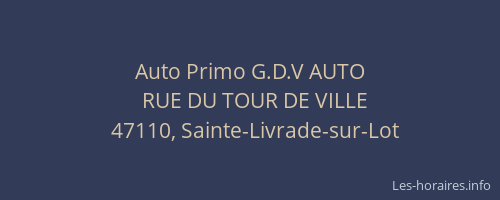 Auto Primo G.D.V AUTO