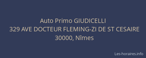 Auto Primo GIUDICELLI