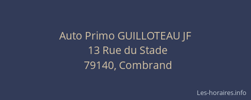 Auto Primo GUILLOTEAU JF