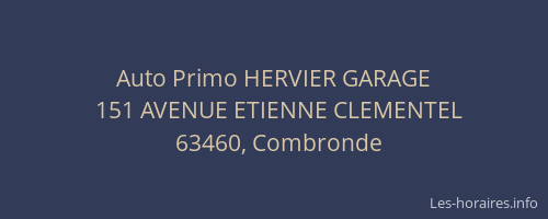 Auto Primo HERVIER GARAGE