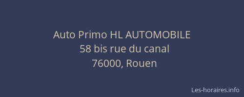 Auto Primo HL AUTOMOBILE