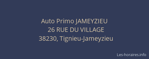 Auto Primo JAMEYZIEU