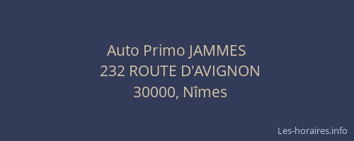 Auto Primo JAMMES