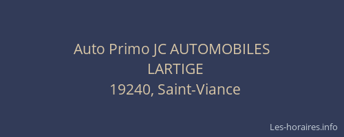 Auto Primo JC AUTOMOBILES