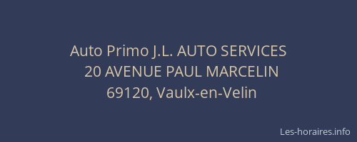Auto Primo J.L. AUTO SERVICES