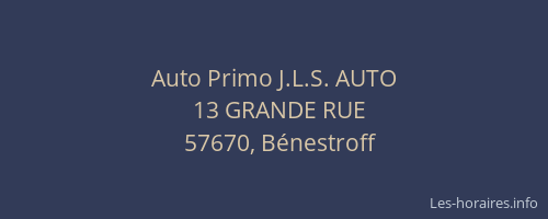 Auto Primo J.L.S. AUTO