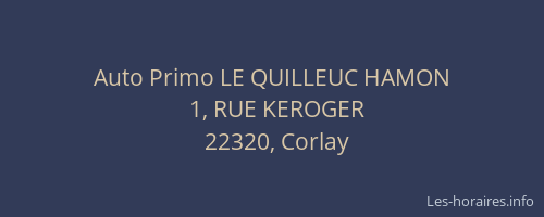 Auto Primo LE QUILLEUC HAMON