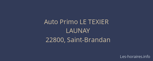 Auto Primo LE TEXIER