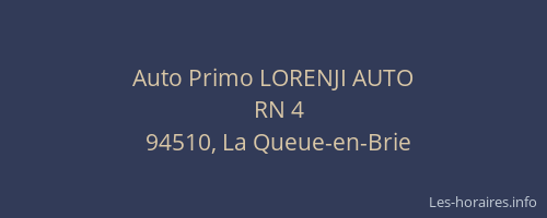 Auto Primo LORENJI AUTO