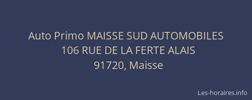 Auto Primo MAISSE SUD AUTOMOBILES
