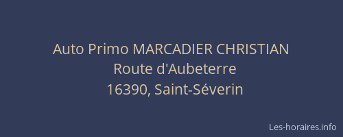 Auto Primo MARCADIER CHRISTIAN
