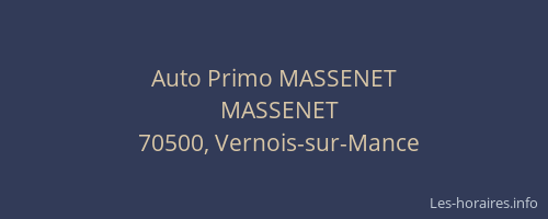 Auto Primo MASSENET