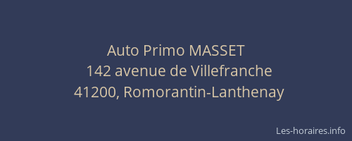 Auto Primo MASSET