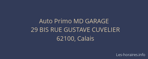Auto Primo MD GARAGE