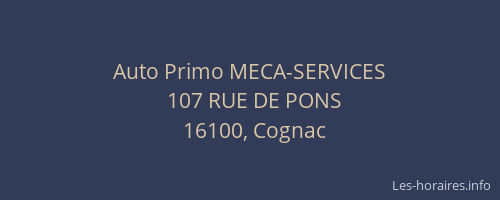 Auto Primo MECA-SERVICES