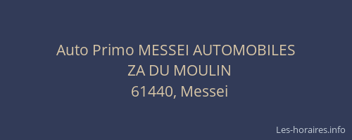 Auto Primo MESSEI AUTOMOBILES