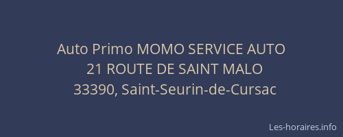 Auto Primo MOMO SERVICE AUTO